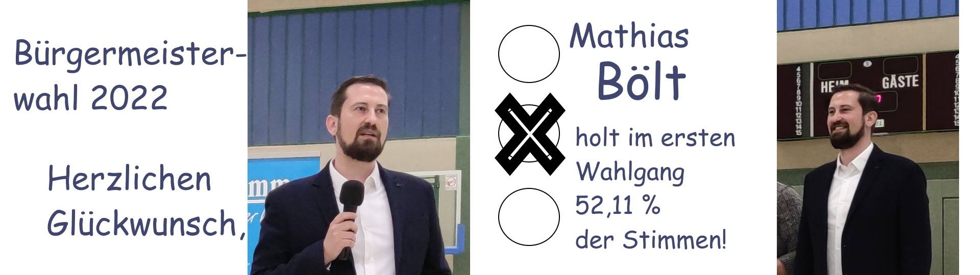 bürgermeisterwahl 2022 mathias bölt gewinnt die wahl ©Hansestadt Havelberg