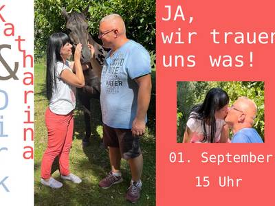 katharina und dirk ja, wir trauen uns havelberger pferdemarkt 2022
