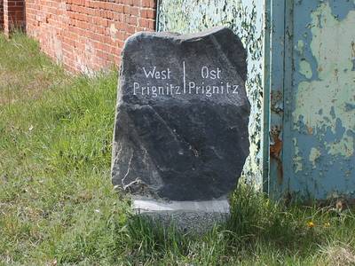 Grenzstein in Kümmernitz Grenzstein in Kümmernitz