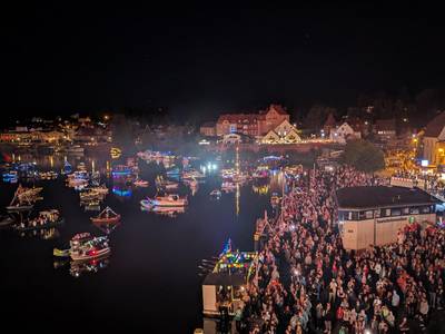 havelberger bootskorso ein me e hr aus booten und menschen hansestadt havelberg