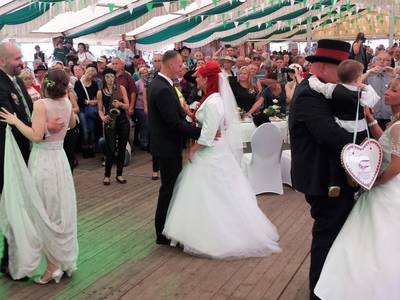 Tanz ins Eheglück beim Havelberger Pferdemarkt © Hansestadt Havelberg