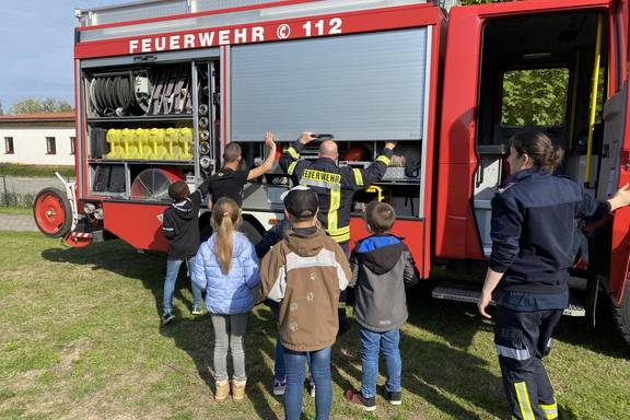 1. termin fw ag heiße schatzsuche foto 1 ©Hort Havelberg