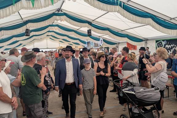 Eröffnung Havelberger Pferdemarkt 2025 Einmarsch