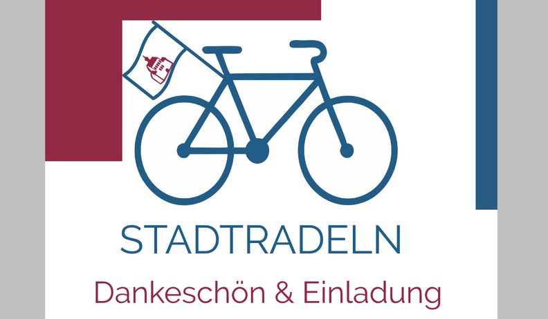 stadtradeln dankesch n und einladung