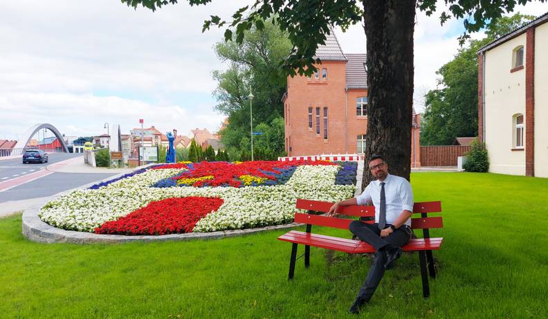 Farbenfroher Haltepunkt für Schnappschüsse Copyright Hansestadt Havelberg